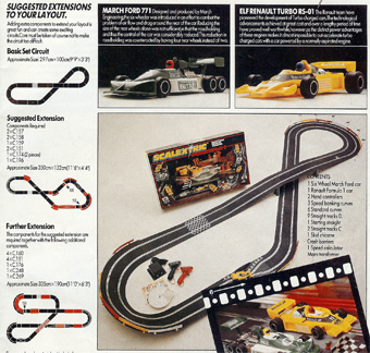 scalextric f1 set