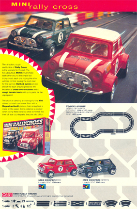 mini scalextric set